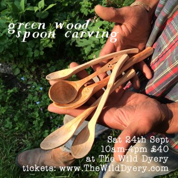green wood spoon carving with marcus drummond